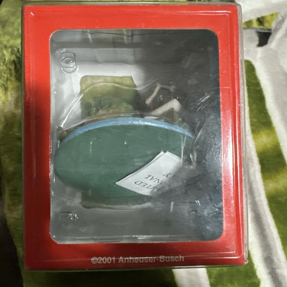 Budweiser Iguanas Desk Clock New In Box