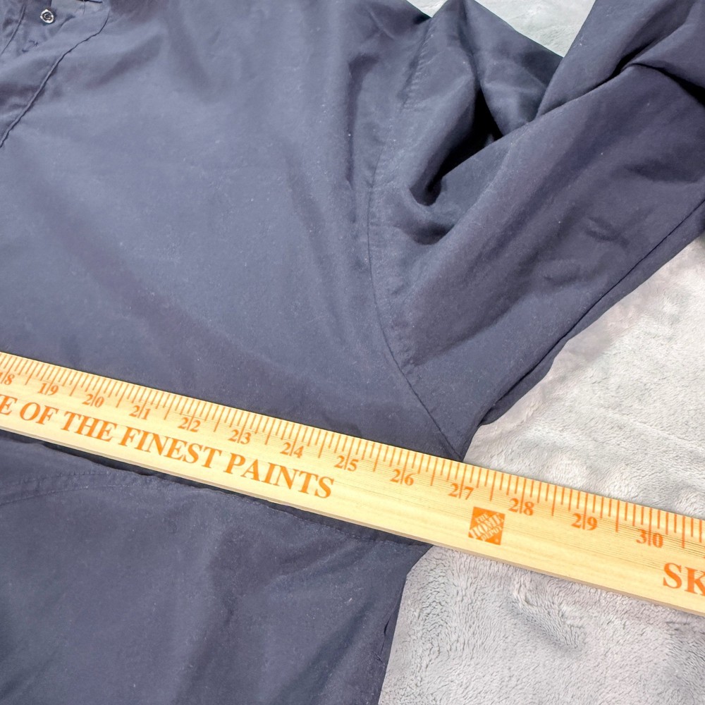 Zero Restriction Mens XL Navy Blue Microfiber Golf Pullover Windshirt Jacket