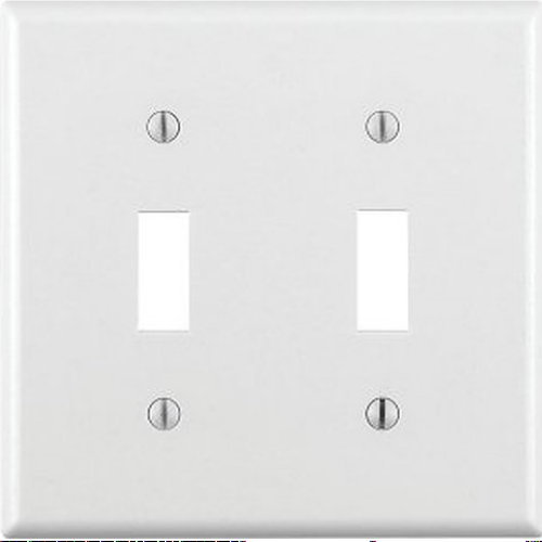 Westgate 8812-I Ivory Two Gang Toggle Switch Cover