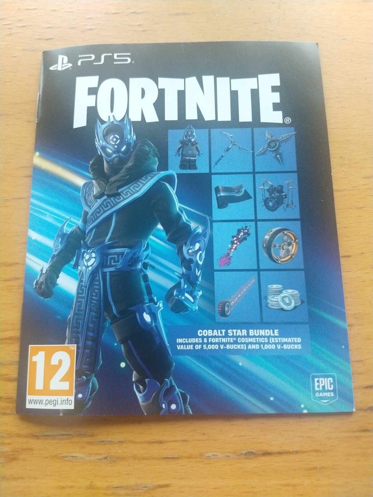 EU Fortnite Cobalt Star Bundle Code (Playstation 5 Exclusive)