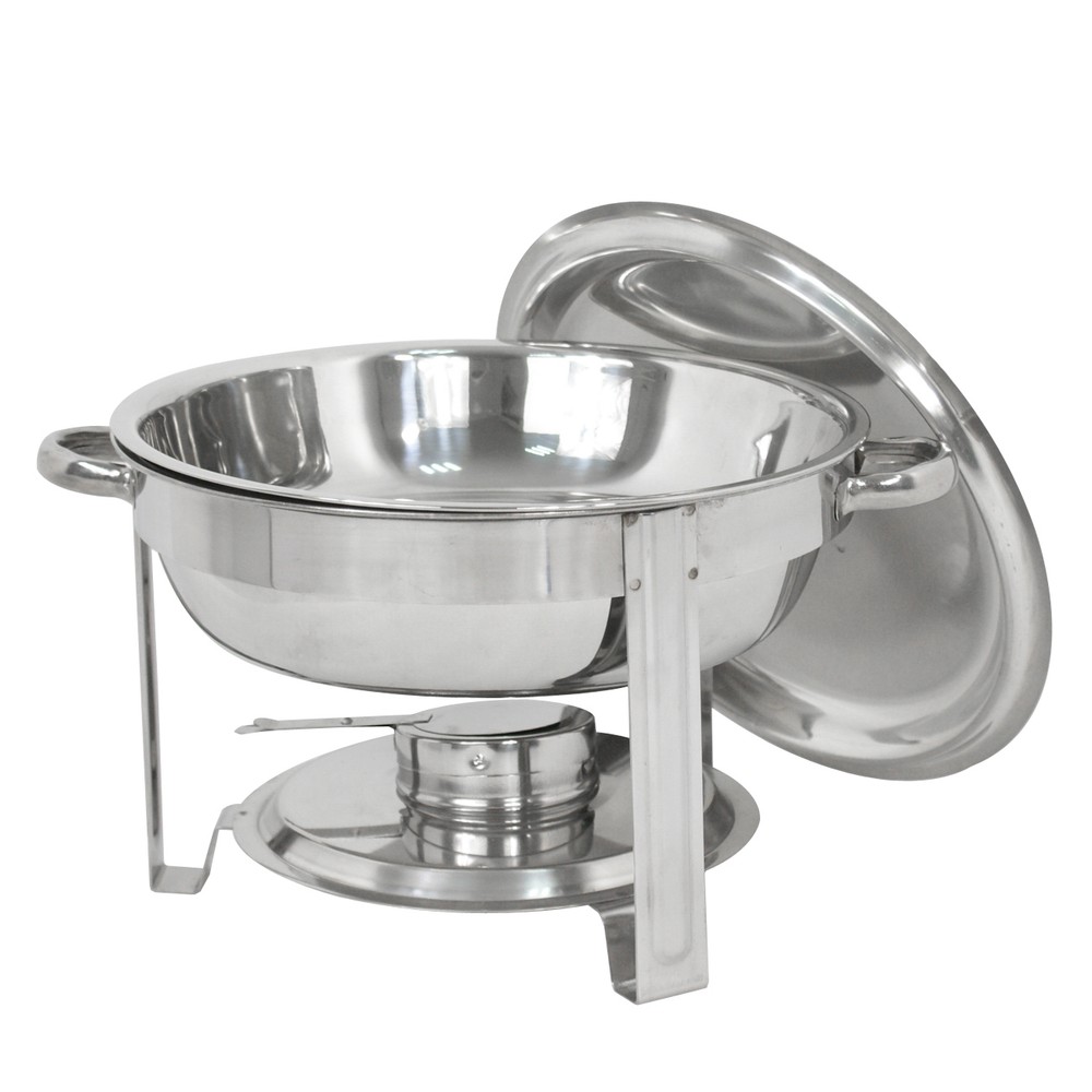 Lot 5~5 Quart Stainless Steel Rectangular Chafing Dish Full Size Buffet Catering