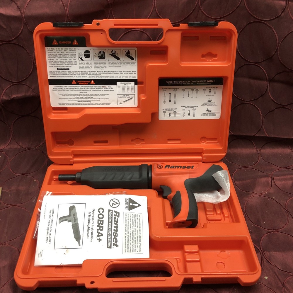 Ramset Cobra Plus .27 Caliber Semi-Automatic Powder Actuated Tool (LOOK)