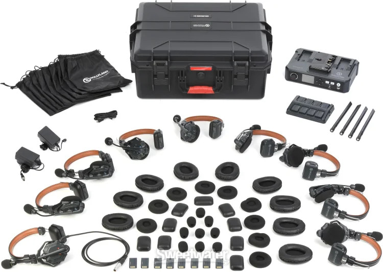 Hollyland Solidcom C1 Pro Wireless Intercom System - 8 Headsets and Hub