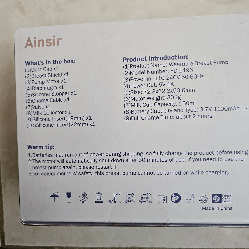 Ainsir Wearable Pump