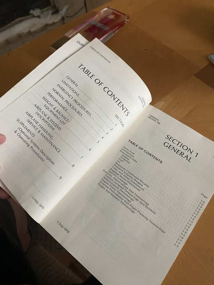 Cessna Model 152 Information Manual 1980