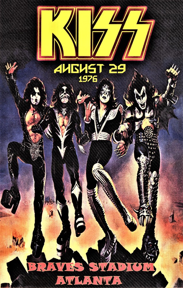 Kiss Concert Poster 12 X 18 Free Shipping