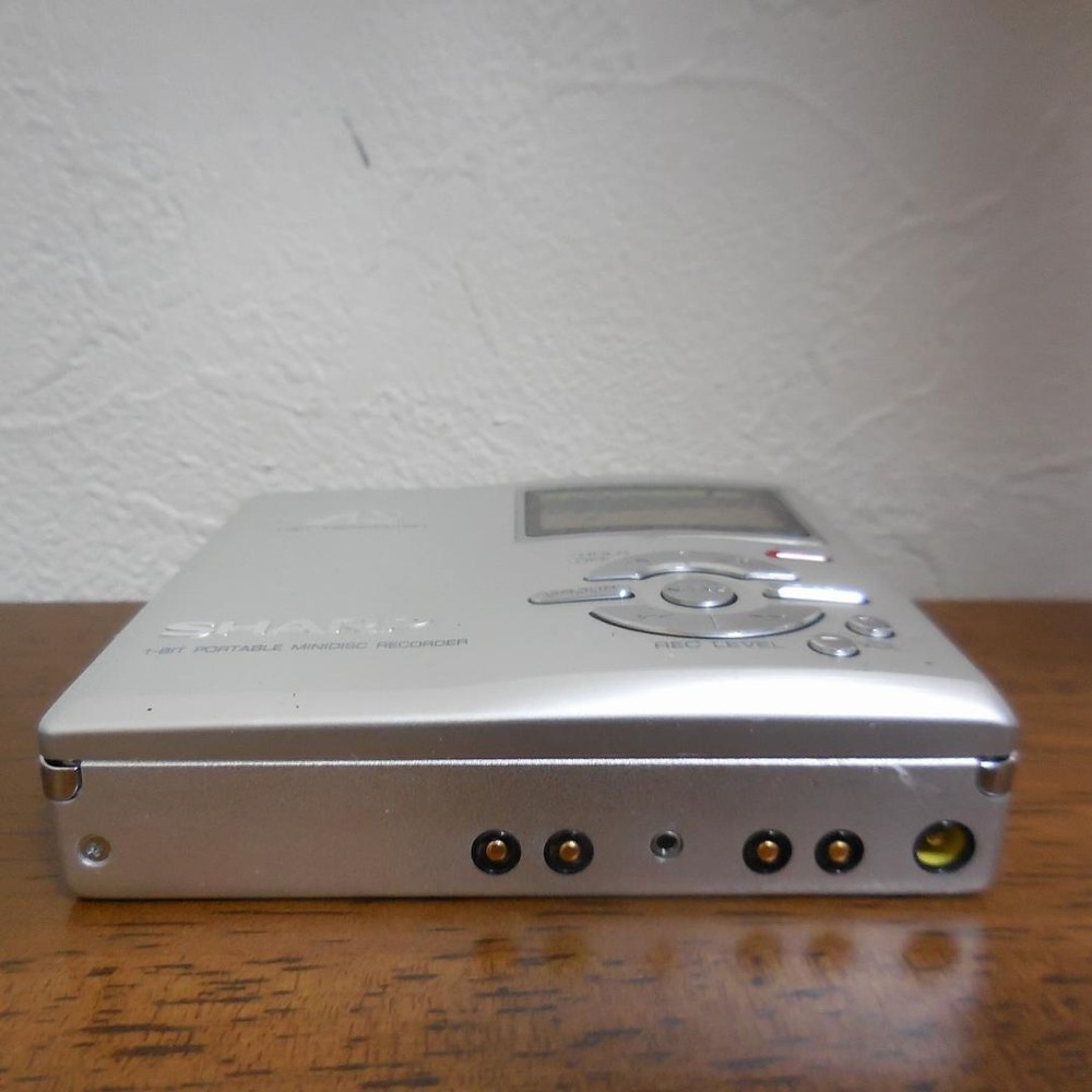 SHARP MD-DR7-S MD Recorder 1-BIT Portable Working Confirmed