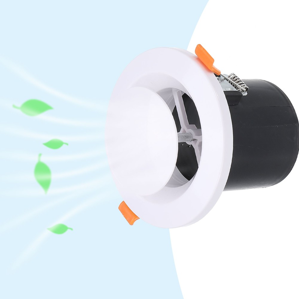 4 Inch Spring Round Air Vent, 2pcs ABS Adjustable Air Diffuser