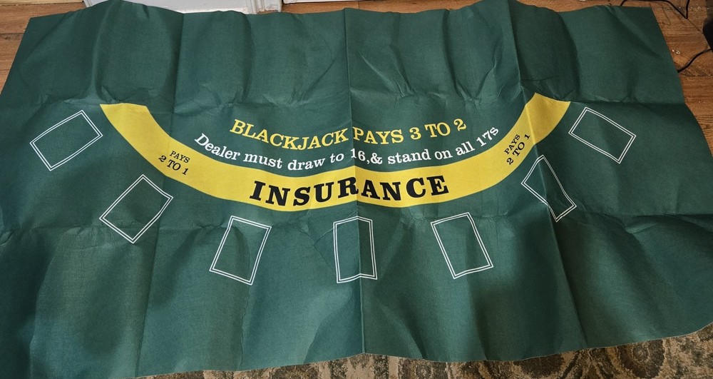Professional Table Size Blackjack Felt (72"x36")