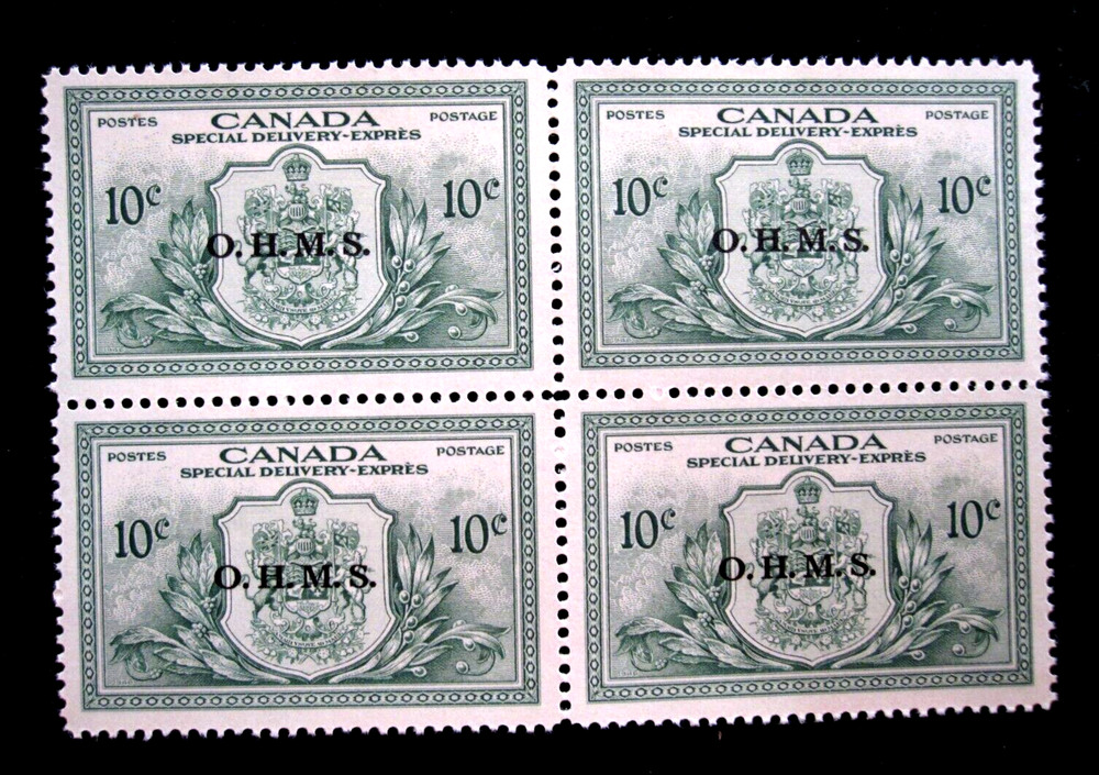 CANADA - SCOTT# EO1 - BLOCK 4 - MNH - CAT VAL $70.00