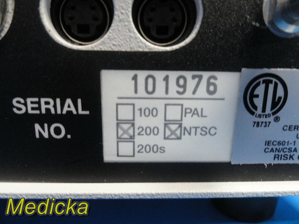 CODMAN Surgical 83-1337 Illumination Imaging System Console ~ 19567