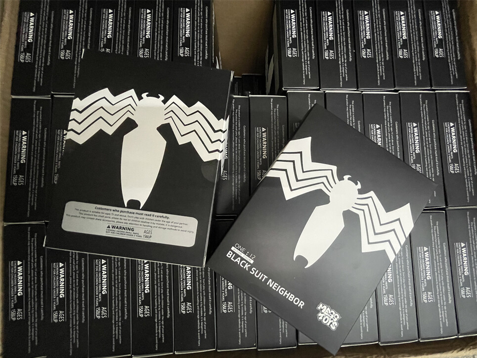 CT Toys Messtoys Symbiote Spider-Man Black Spider Action Figure Boxed (US STOCK)