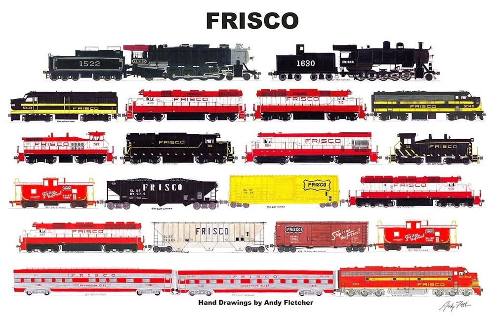 Frisco 11"x17" Horizontal Poster Andy Fletcher signed
