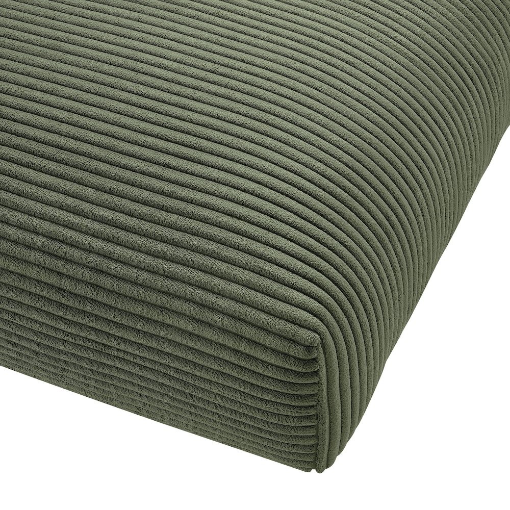 Solace Modular Corduroy Upholstered Ottoman