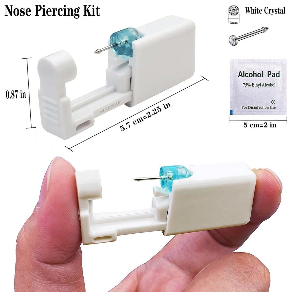 Self Nose Piercing Kit -Nose Piercing Kit Disposable Piercing Kit