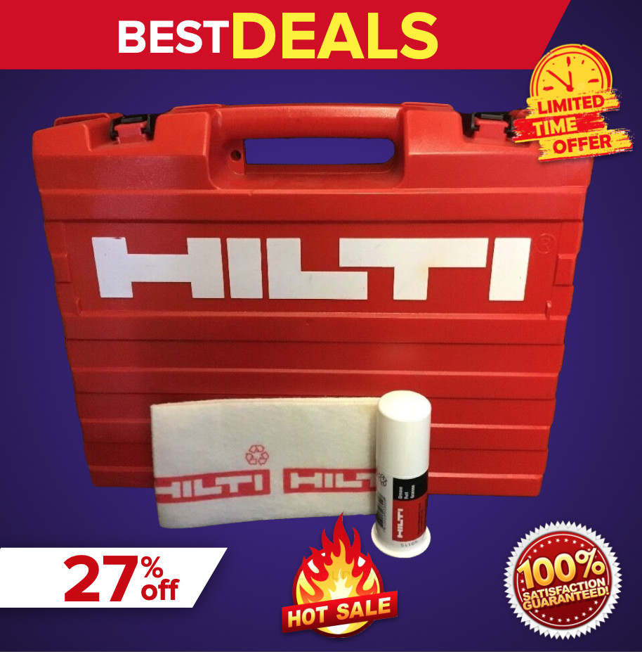 HILTI CASE FOR TE 5, TE 6, TE 6-C (ONLY CASE), LIKENEW, FREE GREASE, FAST SHIP