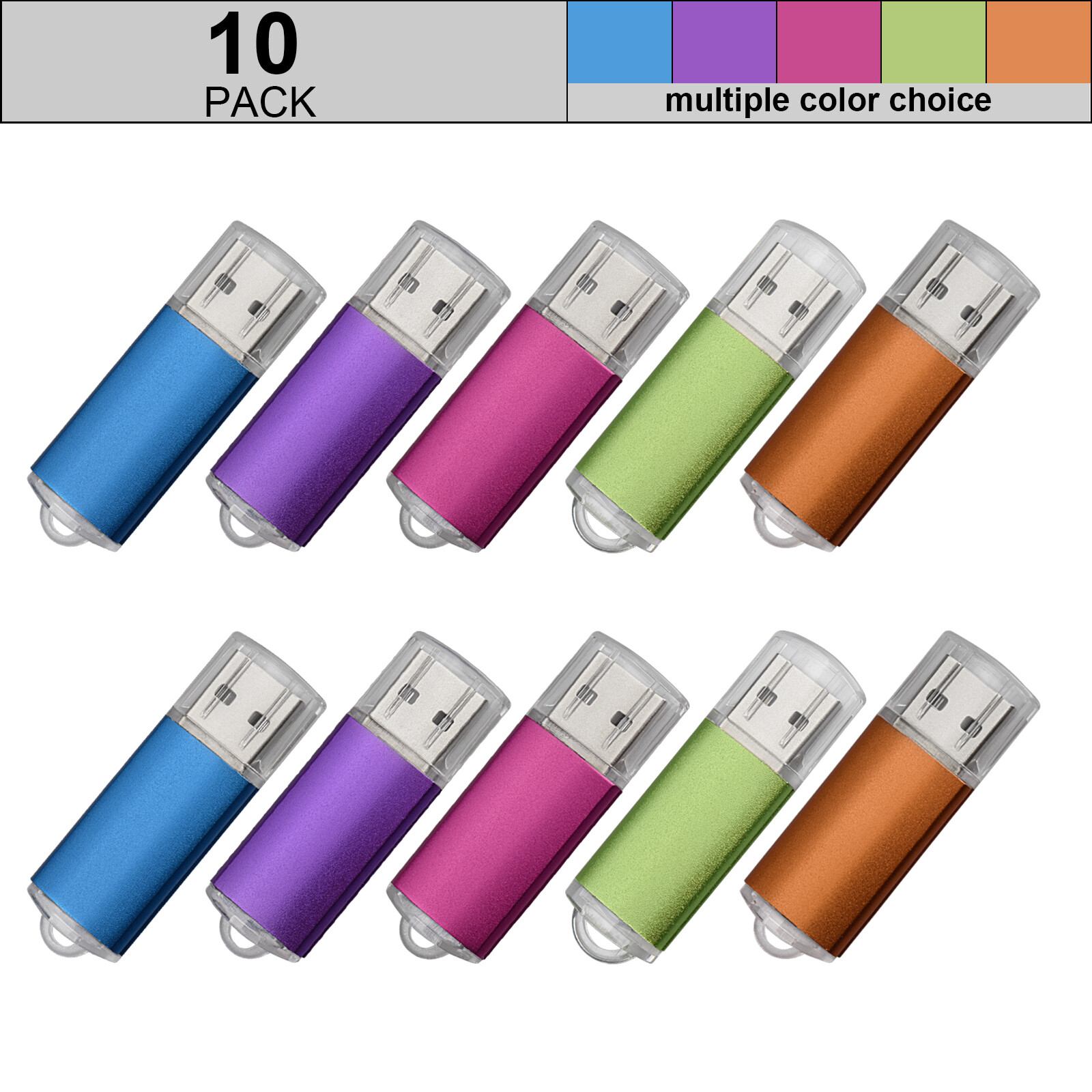 USB Flash Drive LOT 2GB 4GB 8G 16G 32G 64G USB 2.0 Pen Drive Memory Stick
