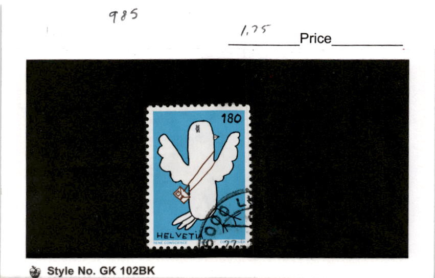 Switzerland, Postage Stamp, #985 Used, 1996 (AC)