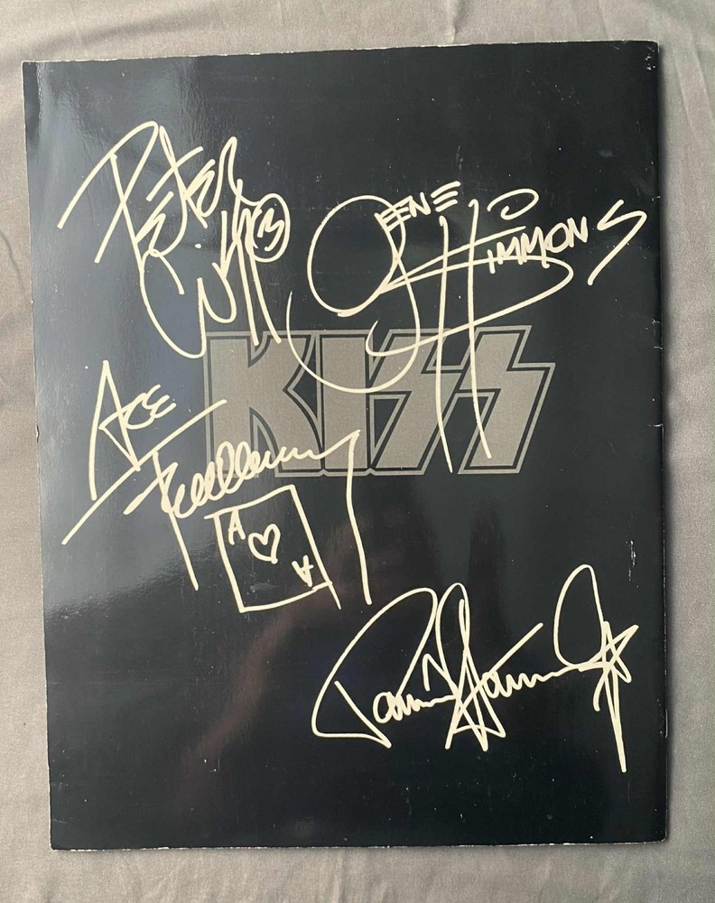 KISS Alive/Worldwide Tour 1996-97 Program featuring the Original members