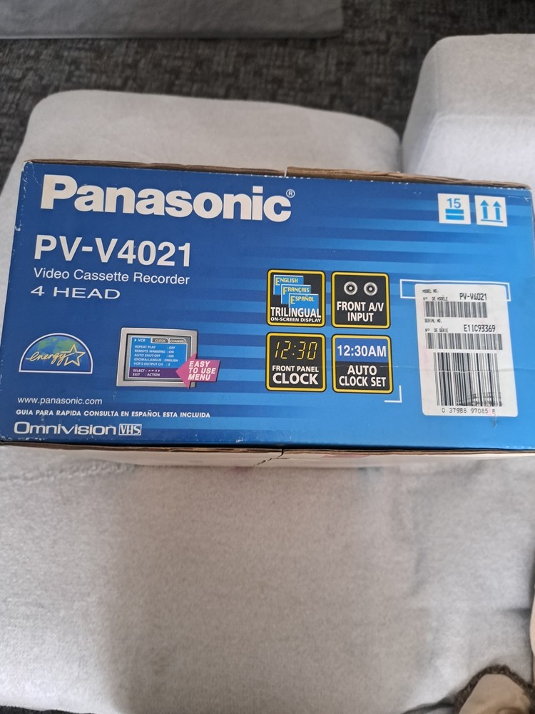 PANASONIC VIDEO  CASSETTE RECORDER