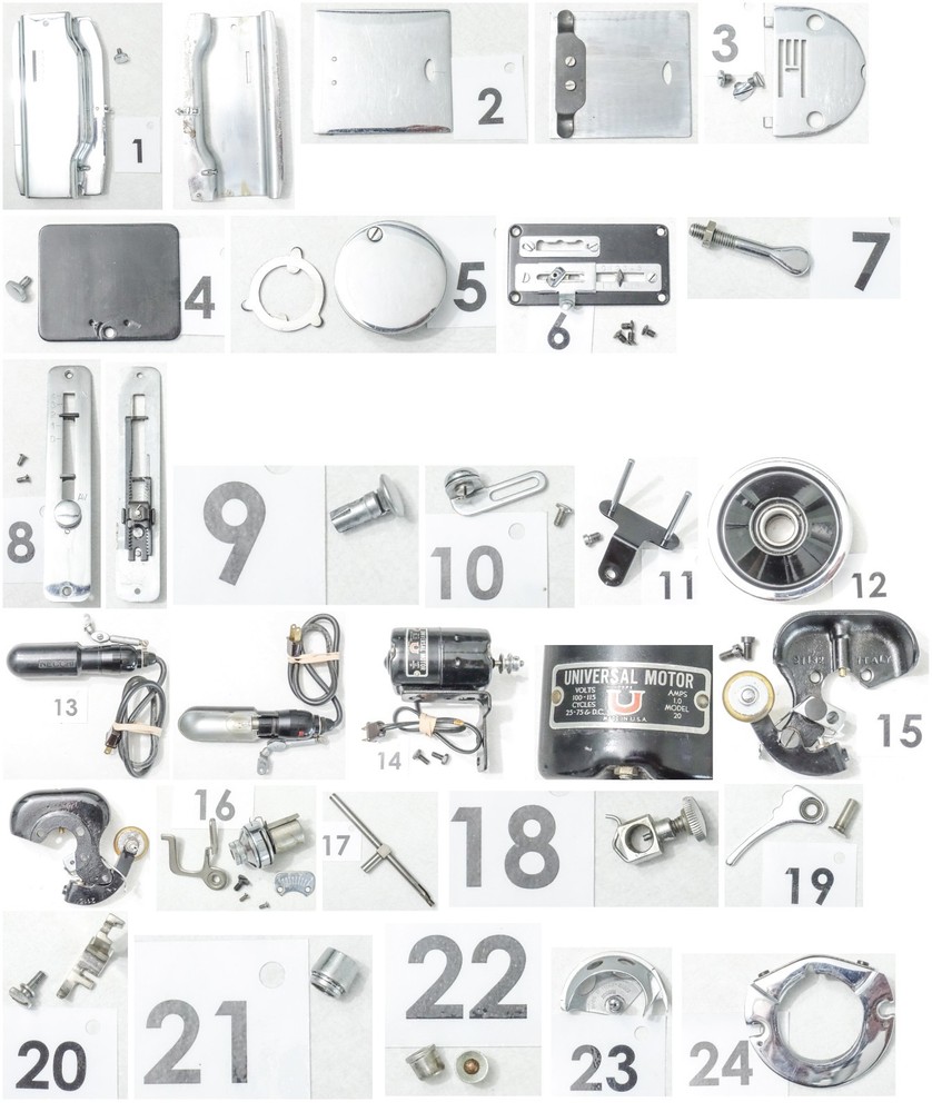 NECCHI BU Nova Sewing Machine Parts