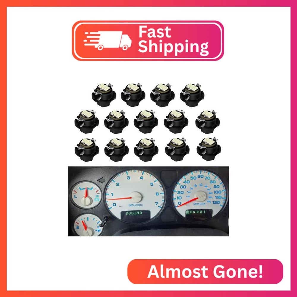 RAVSOFT Instrument Gauge Cluster Panel Speedometer LED Lights Bulbs Kit replacem