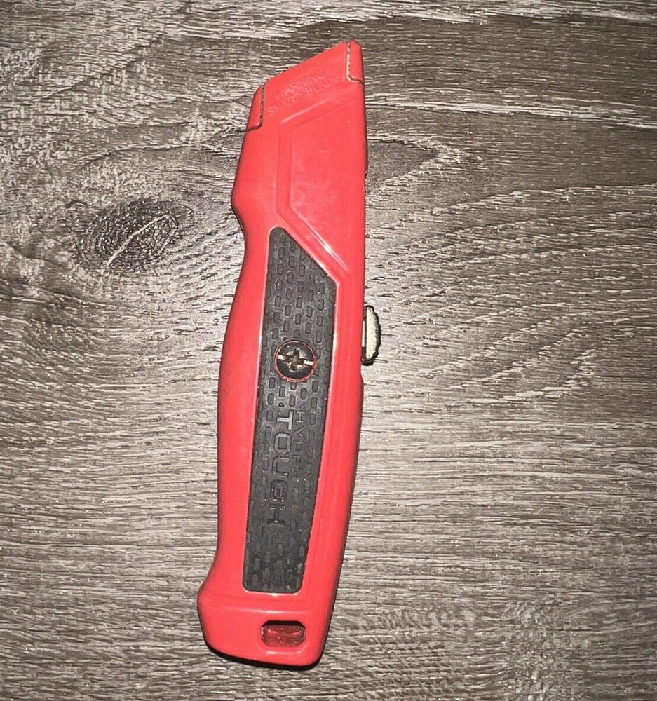 2 Pack Different Color Industrial Box Cutters Hyper Tough Helping Hand Tools