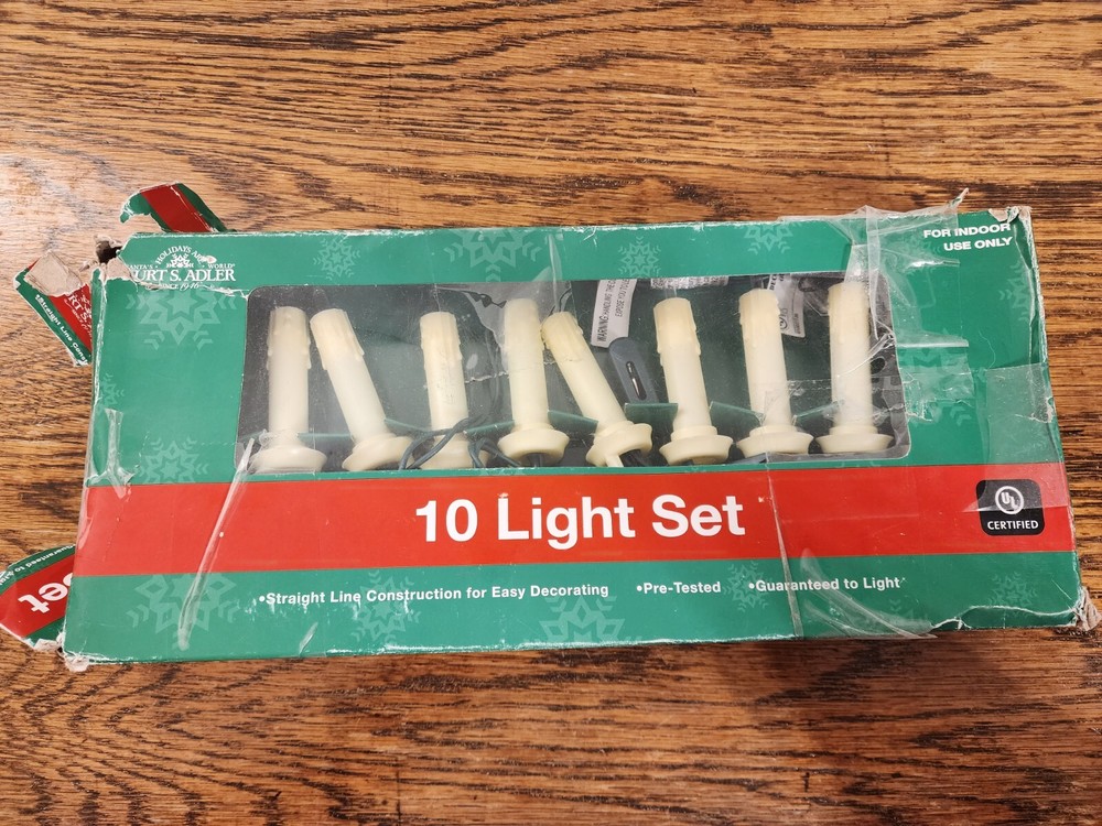 Christmas 10 candle light set