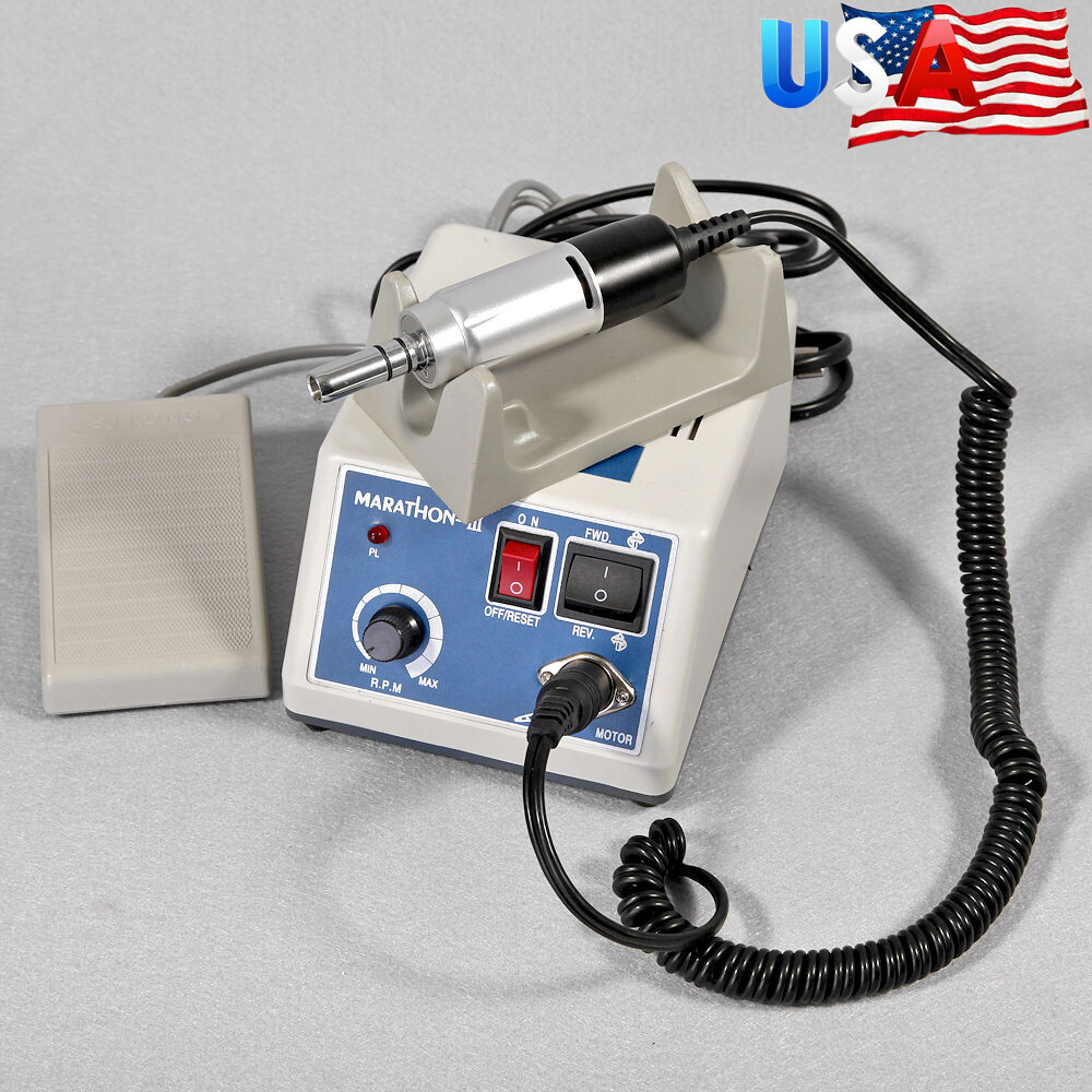 Dental Lab Marathon Electric Micromotor Polishing Unit + 35K rpm Motor Handpiece