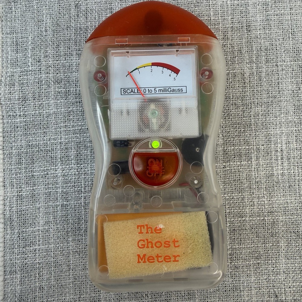 The Ghost Meter EMF Sensor Transparent Orange Ghost Hunter Detector