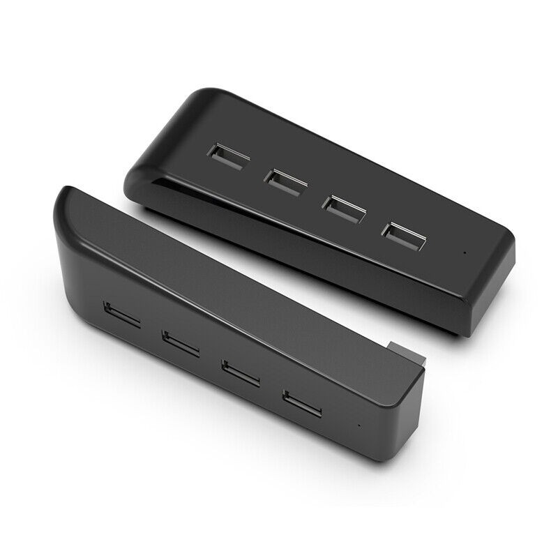 USB 2.0 Data Transmission HUB Expander Charger Splitter For PS5/PC/PS4 Console