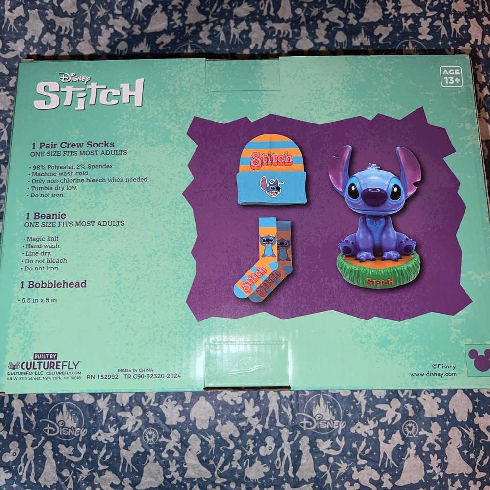 Disney STITCH Bobble head Gift Set