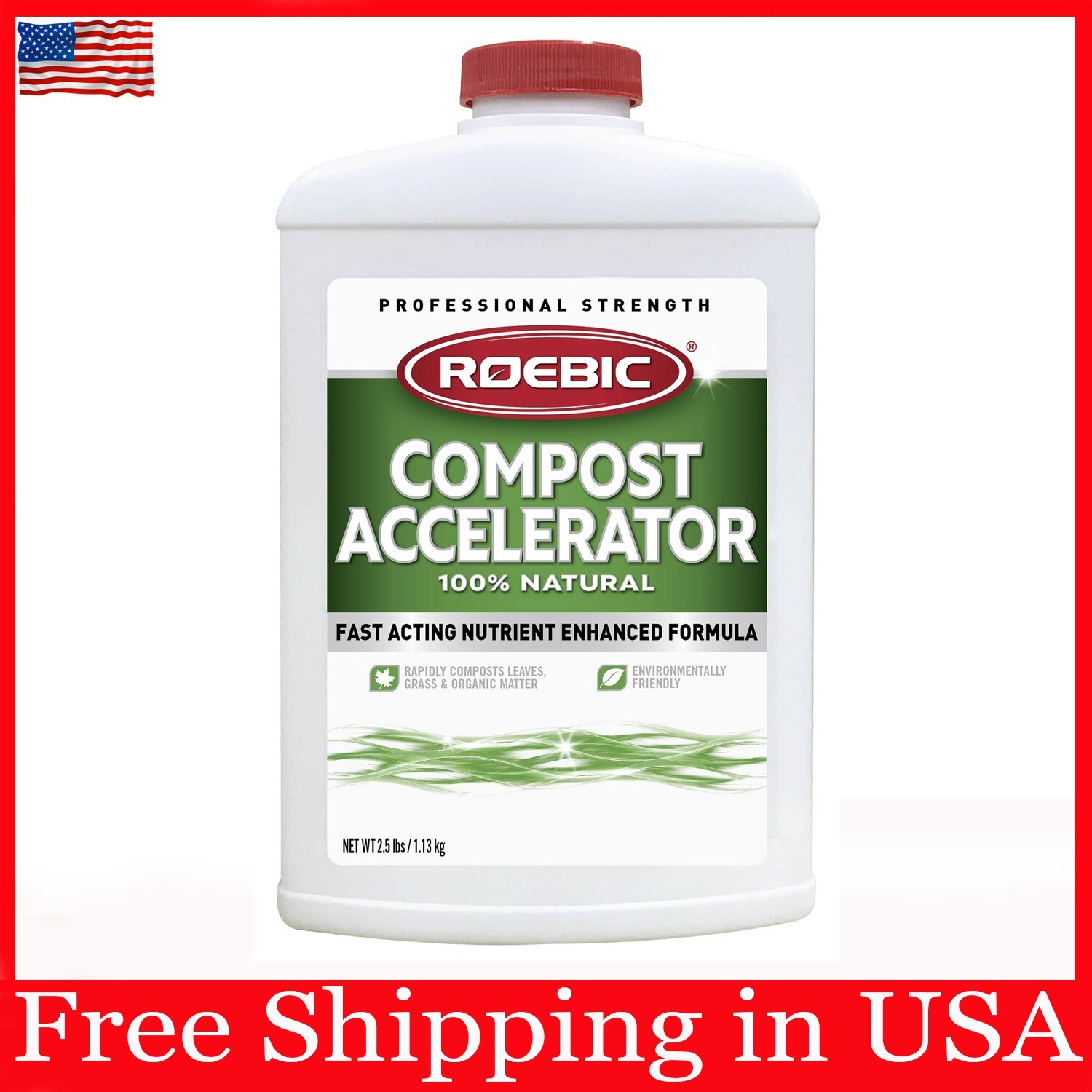 Roebic CA-1 Bacterial Compost Accelerator, 2.5 LBS