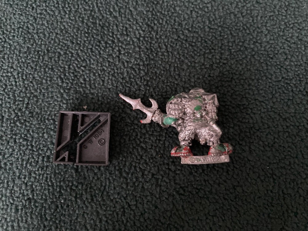 Warhammer Fantasy Command Group Champion Orc 1988 - Metal OOP
