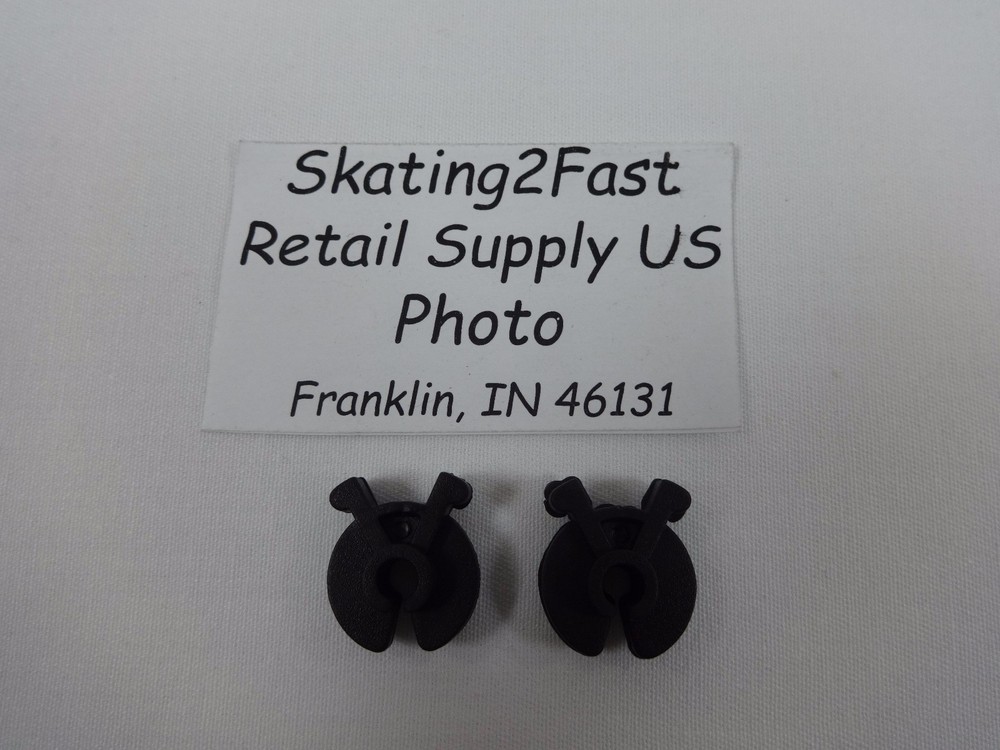 Qty. 25 Black Squeezable Inventory Control Clip Wire Grid Peg Hook