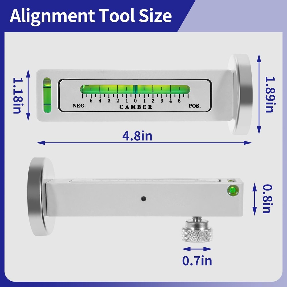 Adjustable Gauge Tool, Wheel Camber, Caster Pillar and Wheel Alignment Tools for