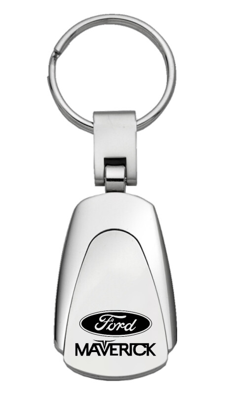 Ford Maverick Teardrop Key Chain (Silver)