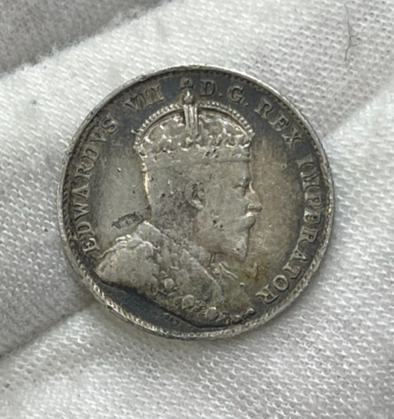 1903 Canada 10 Cents Silver Coin