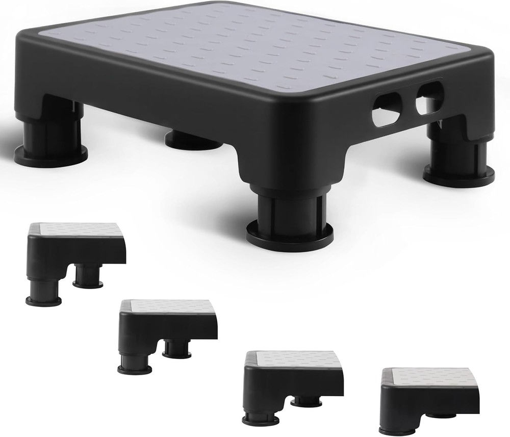 Adjustable Step Stool for High Beds & SUV - Non-Slip Mobility Platform for