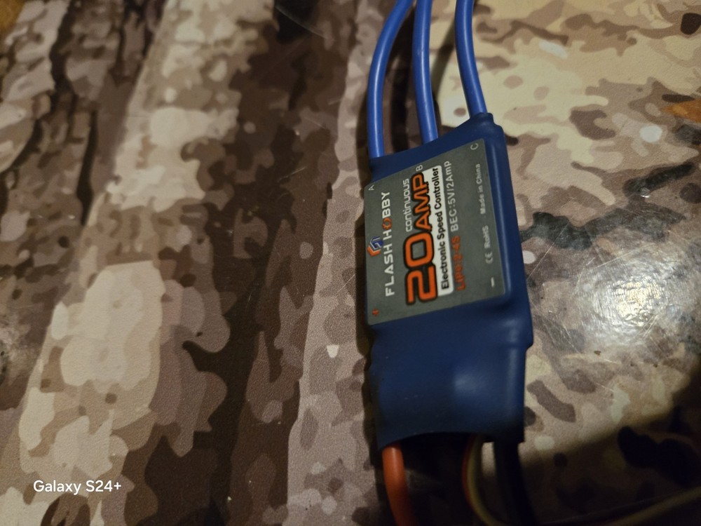 Flash Hobby 20a Esc Speed Controller New Open Packaging