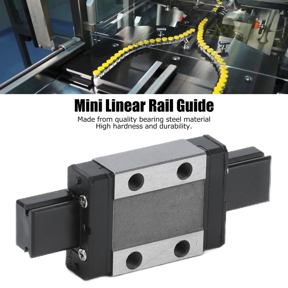 (MGN9C)Linear Rails Bearings Stable Performance Sturdy Small