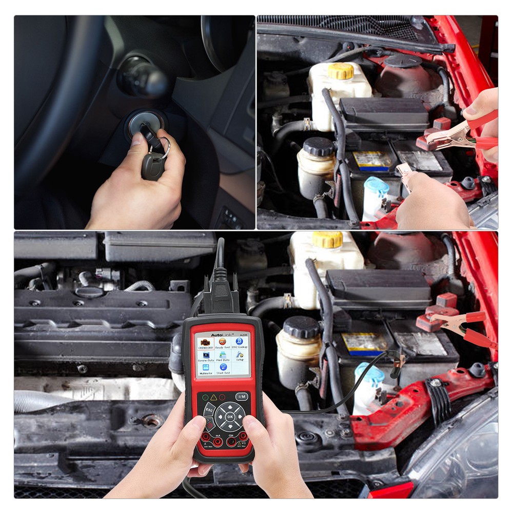 12V Car Battery Load Tester Charging System Analyzer Diagnostic Scan Tool AUTEL