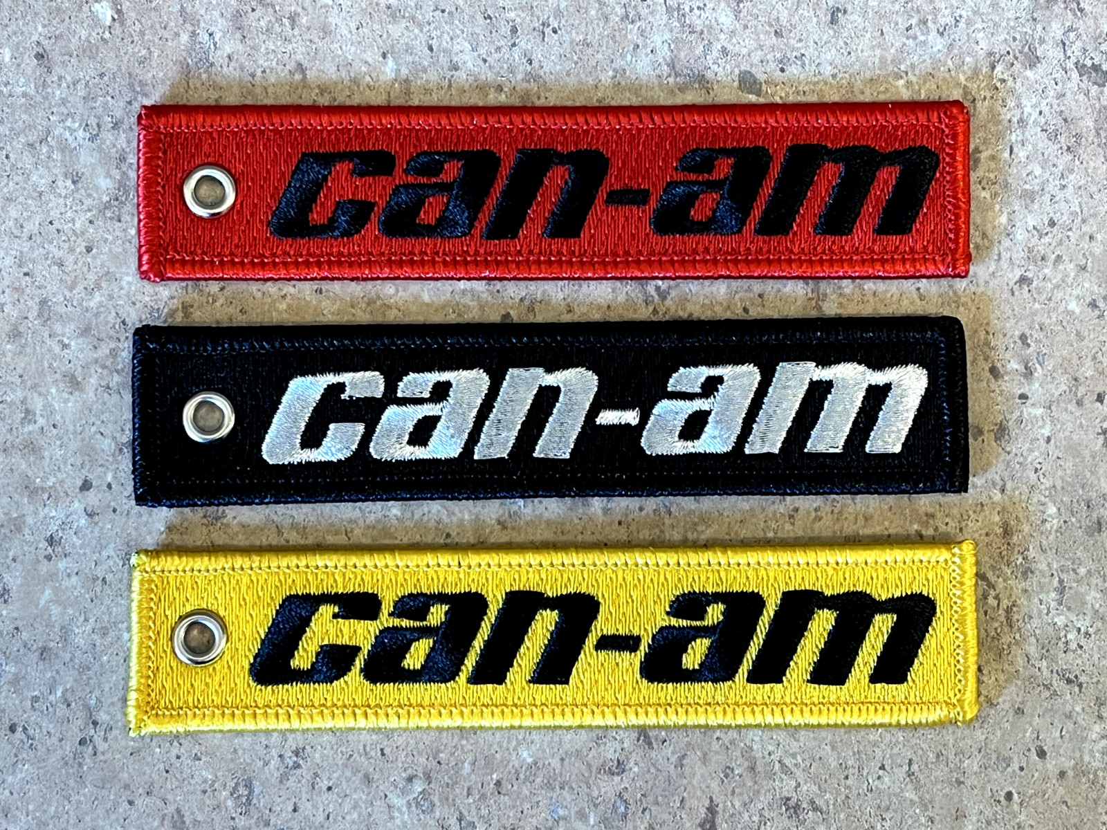 Can-am Embroidered Key Chain, 3 wheel motorcycles, Motorbikes, off road vehicles