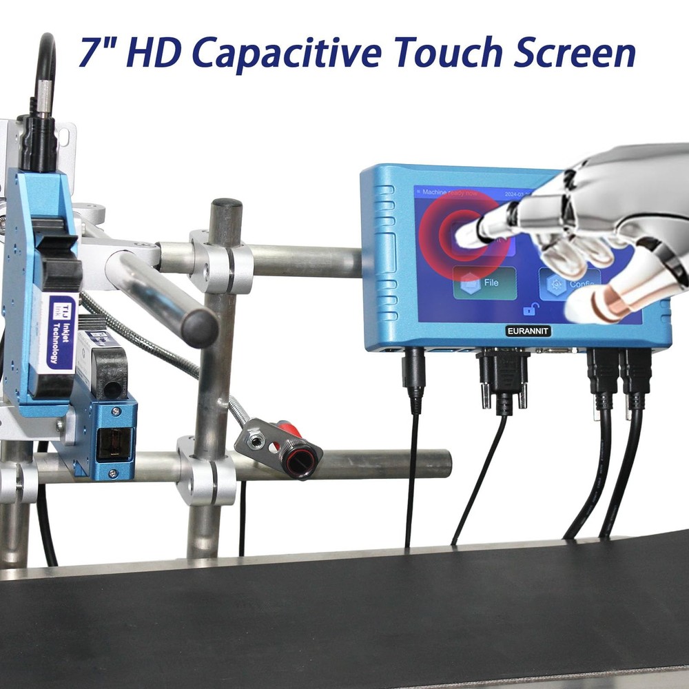 Eurannit Automatic Inkjet Coding Machine 260E 7” (2 Nozzle Separate/ 0.5 in)