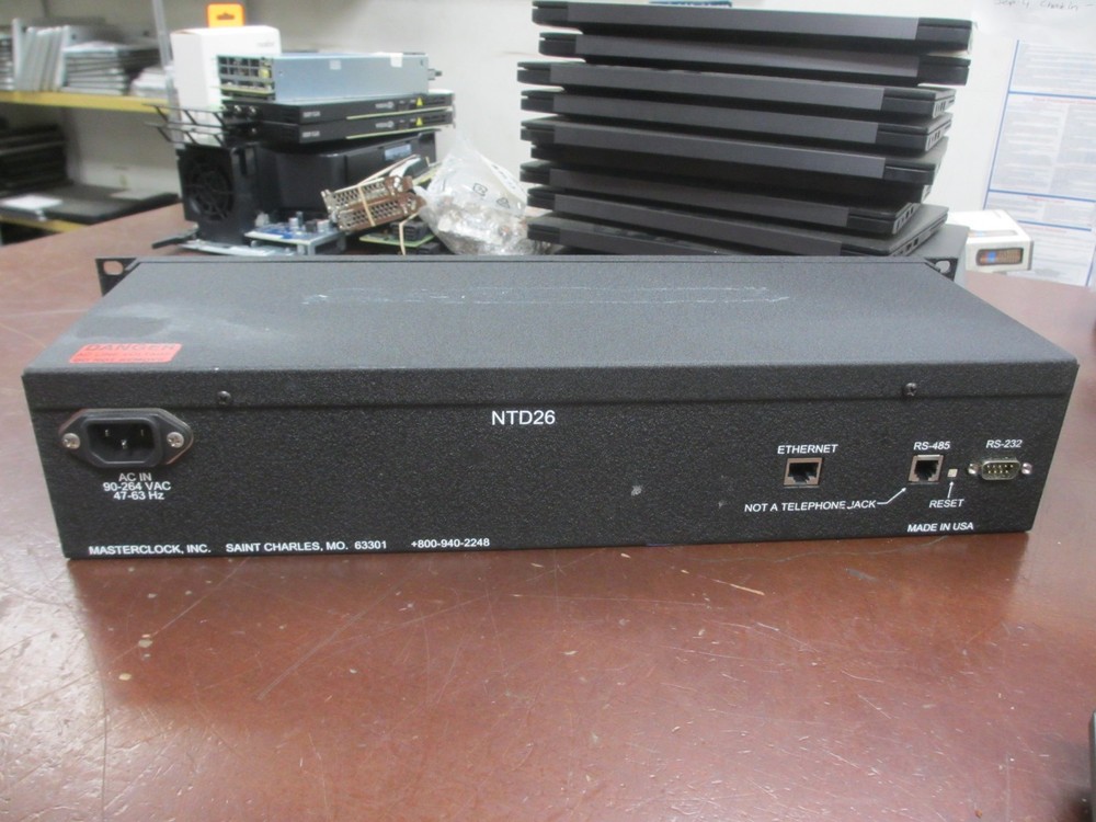 Masterclock NTD-26 6-digit Timecode or Clock Display