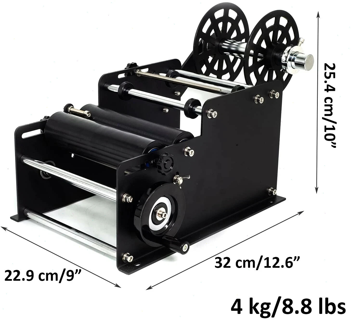 Manual Labeling Machine MT30 Label Maker Printer Round Bottle Label Applicator