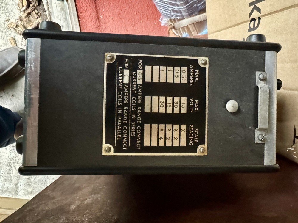 Crompton Vintage Watt Meter