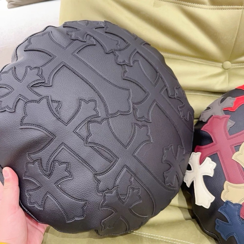 Pillow Chrome Hearts Black And Multicolor