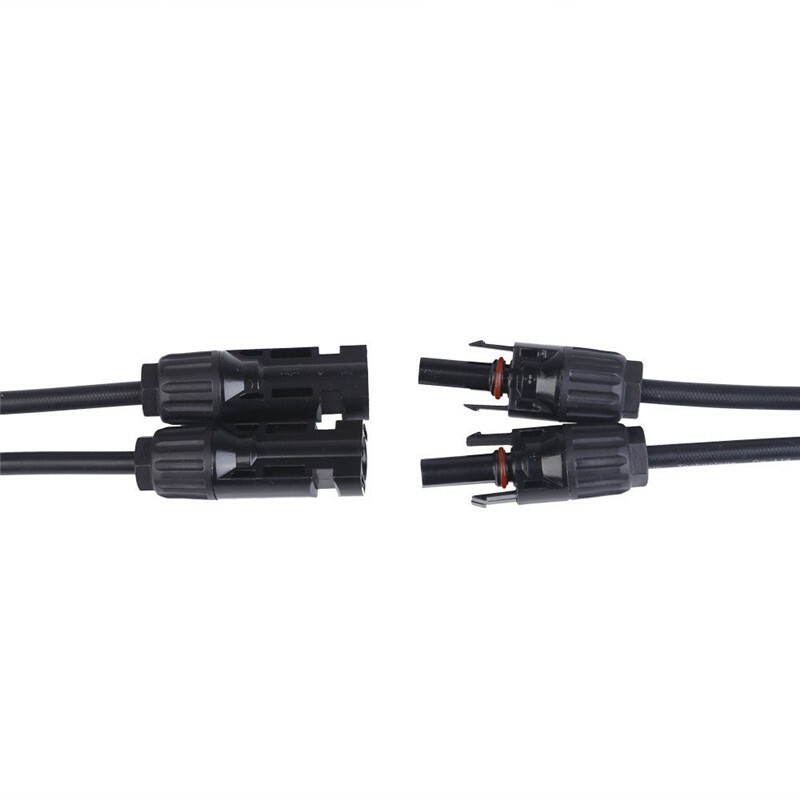 Solar Panel Y Branch Cable Connection Waterproof Adapter Connector Extension US
