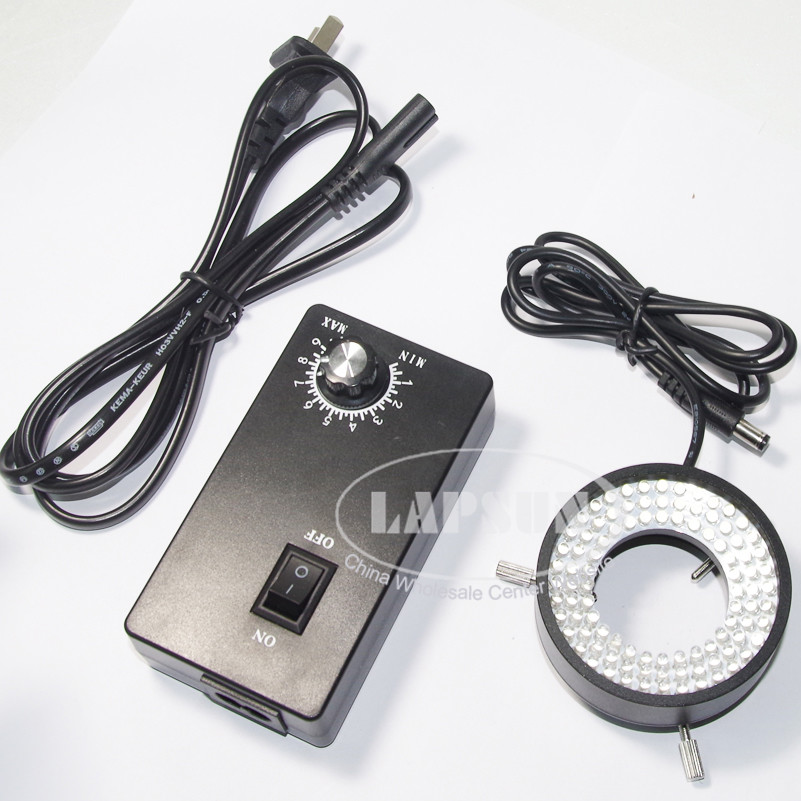 10W 96 LED Ring Light Illuminator Industry Lamp Fo Industry Microscope Camera V2